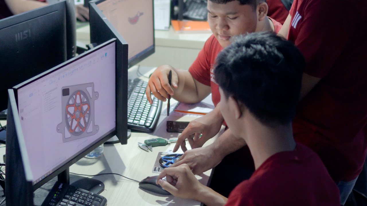 Aktivitas desain mahasiswa AII